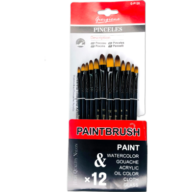 Giorgione Angel G-P124 Paint Brushes Set 12pcs image