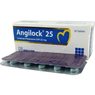 Angilock 25 mg Tablet 10's Strip image