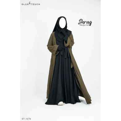 Anika Cape Style Abaya Gown | GT-1483 image