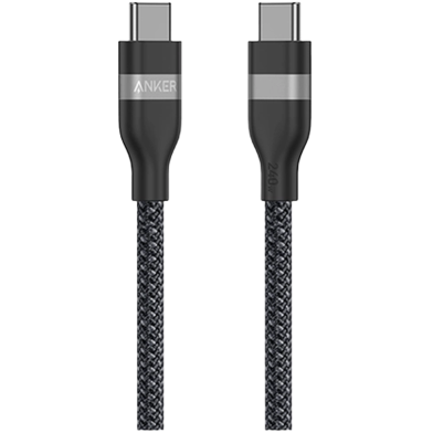Anker 240W Upcycled-Braided USB-C to USB-C Cable 3ft- Black image