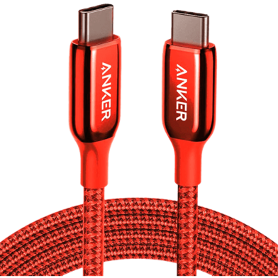 Anker PowerLine III USB-C to USB-C 2.0 Cable 6ft- Red image
