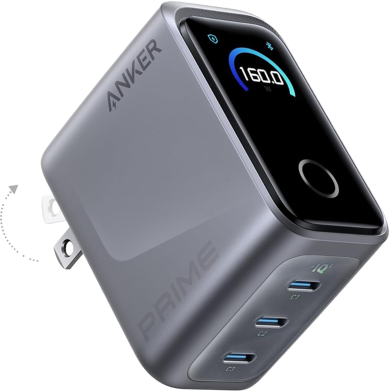 Anker Prime Charger 160W 3 Ports Smart Display image