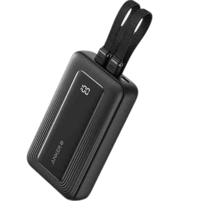 Anker Zolo Power Bank 10K 30W With A 5.4 Inch 13.7 Cm Built In USB C Cable image