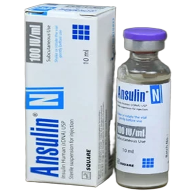 Ansulin N 100 IU/ml Vial 10 ml vial image