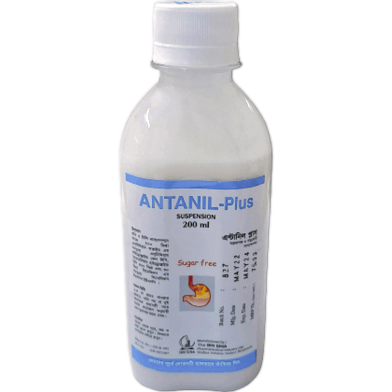Antanil Plus 200 Ml Oral Suspension 200 Ml Bottle image