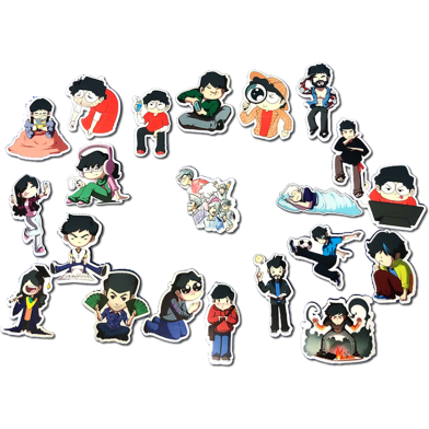 Antik Mahmud Sticker Pack 5 Pcs image