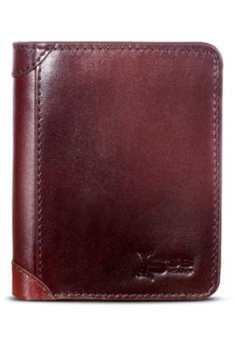 Antique Brown ( Agun ) Short Leather Wallet SB-W19 image