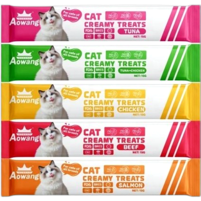 Aowang Cat Creamy Treat 15gm image