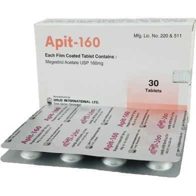 Apit 160 mg Tablet 10's Strip image