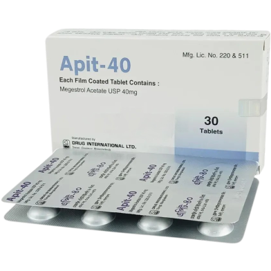 Apit 40mg Tablet 10's Strip image