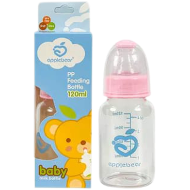 Apple Bear Ab-220 Glass feeding bottle 120ml image
