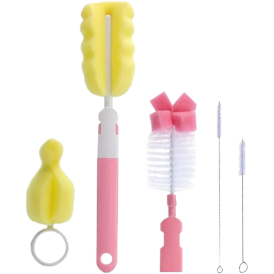 Applebear Baby Bottle And Nipple Brush Set 2Pcs image