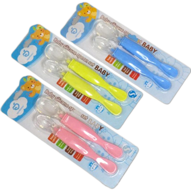 Applebear Baby Silicone Spoon Set 2 Pcs image