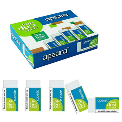 Apsara Non-Dust Regular Eraser (Pack Of 5) image