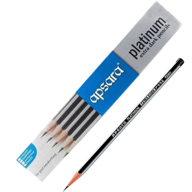 Apsara Platinum Extra Dark Pencils - 12pcs image