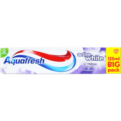 Aquafresh Active White 3 In 1 Protection Toothpaste 125 ml image