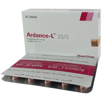 Ardance L 25 Plus 5 mg Tablet 10's Strip image