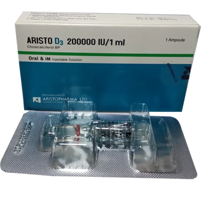 Aristo D3 200000 IU/ml IM Injection 1 ml Ampoule image