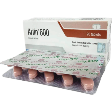 Arlin 600 mg Tablet 10's strip image