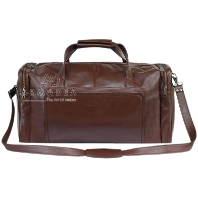 Armadea Big Size Travel Bag with 4 Side Poket Chocolate image