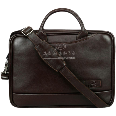 Armadea Carry Document And Laptop Bag Chocolate image