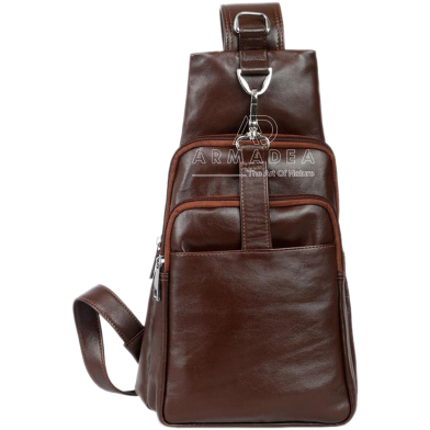 Armadea Crossbody Fashion Backpack Chocolate image