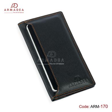 Armadea Long Wallet With Mini Coin Pocket Black image