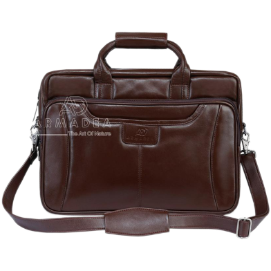 Armadea Smart Corporate Design Official And Laptop Bag Chocolate image