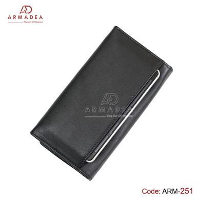 Armadea Unique design unisex Long wallet with many pockets Black image