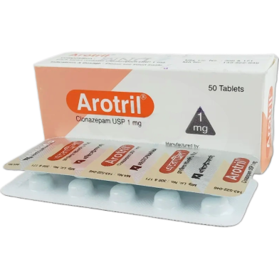 Arotril 1 mg Tablet 10's Strip image