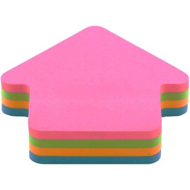Kores - Arrow Shaped Fantasy Sticky Notes - Coloured, Self-Stick