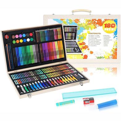 Art Painting Set Wooden Box 180 Pcs image