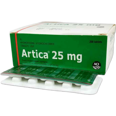 Artica 25 mg Tablet 10's Strip image