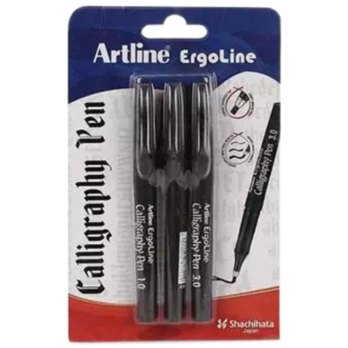 Artline Ergoline Black Ink 1.0,2.0,3.0 mm image