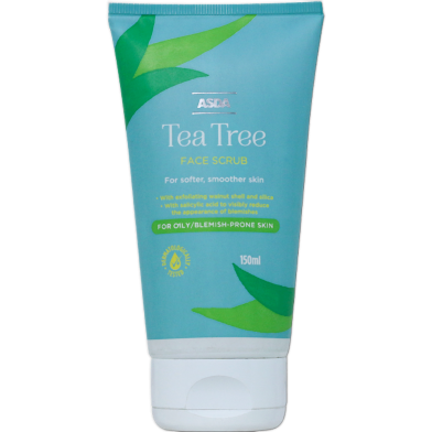 Asda Tea Tree Face Scrub 150ml image