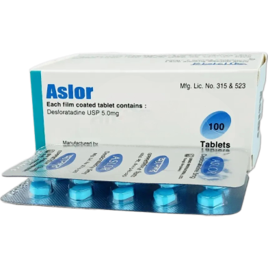 Aslor 5 Mg Tablet 10'S Strip image