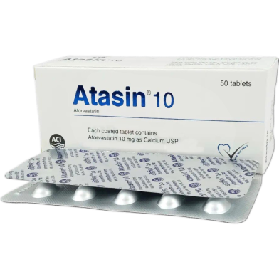 Atasin 10 mg Tablet 10's Strip image