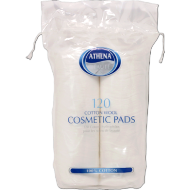 Athena Beaute Cotton Wool Cosmetic Pads 120 pis (2 Pack) image