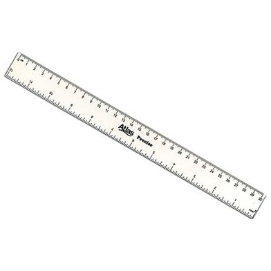 Atlas 12 Inch Clear Ruler 12 Pcs image