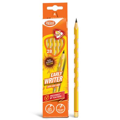 Atlas Sunflower Yellow E-writer Pencil 2B 12 Pencils In A Single Pack image