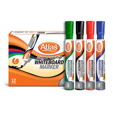 Atlas White Board Marker - 12 Pcs Box image