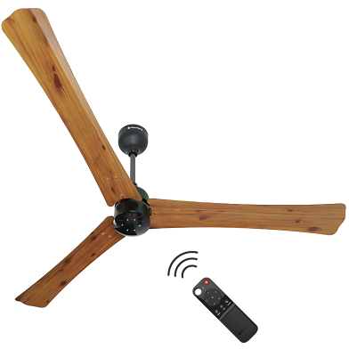Atomberg Renesa Plus 56 Inch 35 Watt BLDC Ceiling Fan (Golden OakWood) Pack image