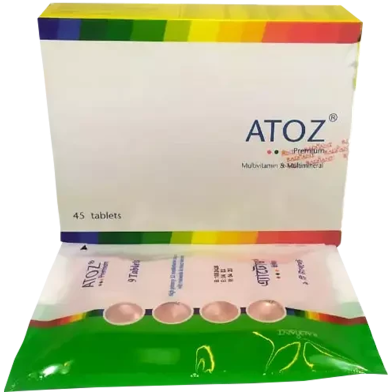 Atoz Premium Tablet 9's Strip image