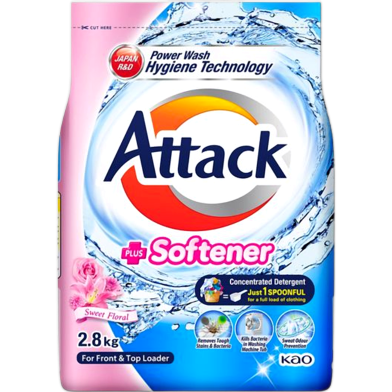 Attack Detergent Powder softener2.8kg image