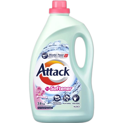 Attack Liquid Detergent Bottle softener-3.6 kg image