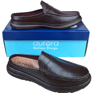Aurora Men Premium Leather Half Loafer image
