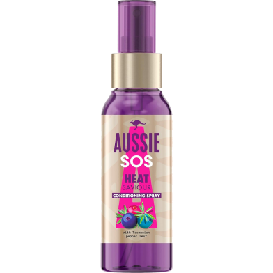 Aussie SoS Heat Saviour Leave On Hair Spray 100 ml -8001841555966 image
