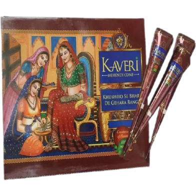 Authentic Kaveri Mehendi Cone 3pc image