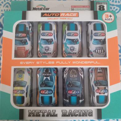 Auto Race Metal Racing Car Set- 8 Pcs image