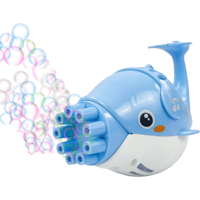 Automatic Cute Dolphin Bubble gun Machine For Kids for Play (Multi Colour Or Design). image